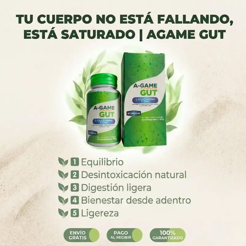 HINCHAZÓN, ACNÉ Y CANSANCIO… TODO EMPIEZA EN EL INTESTINO | AGAME GUT