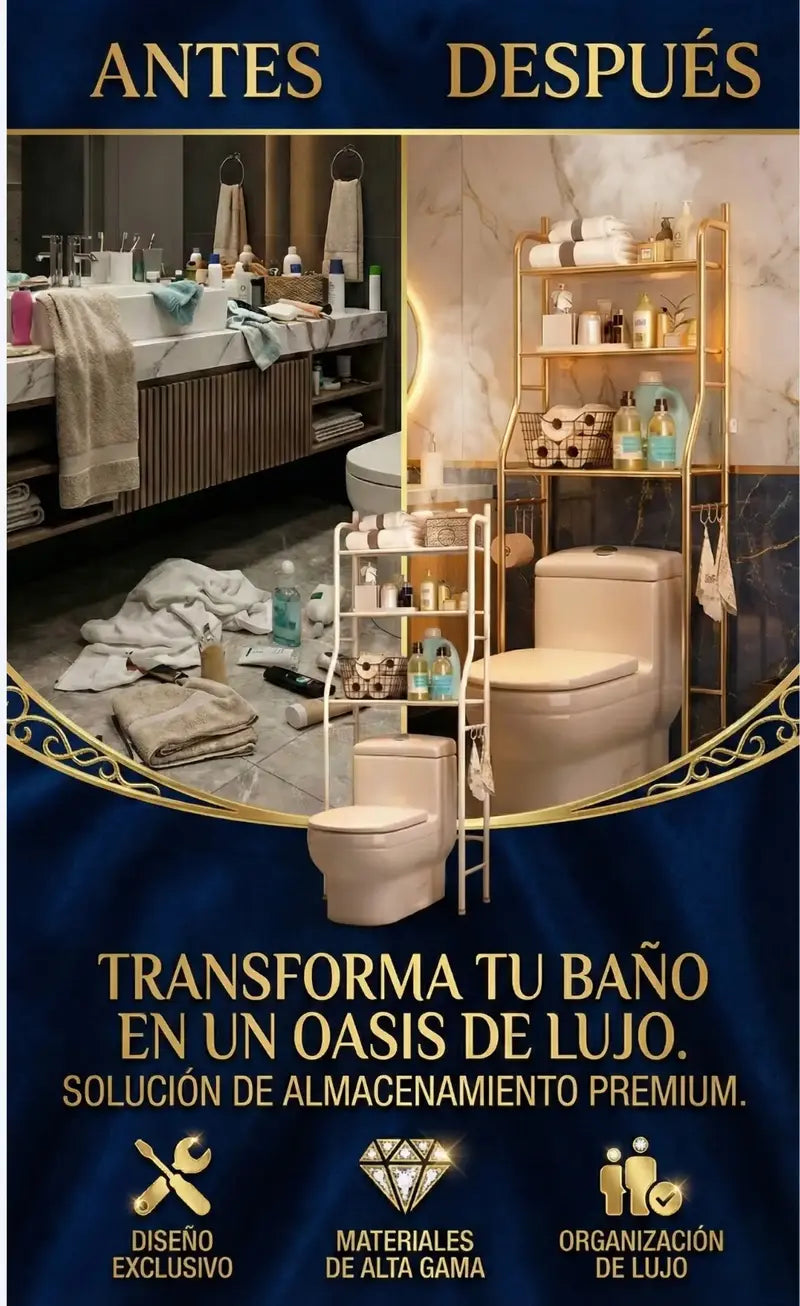 TU BAÑO ES UN CAOS PORQUE ESTÁS DESPERDICIANDO ESTE ESPACIO