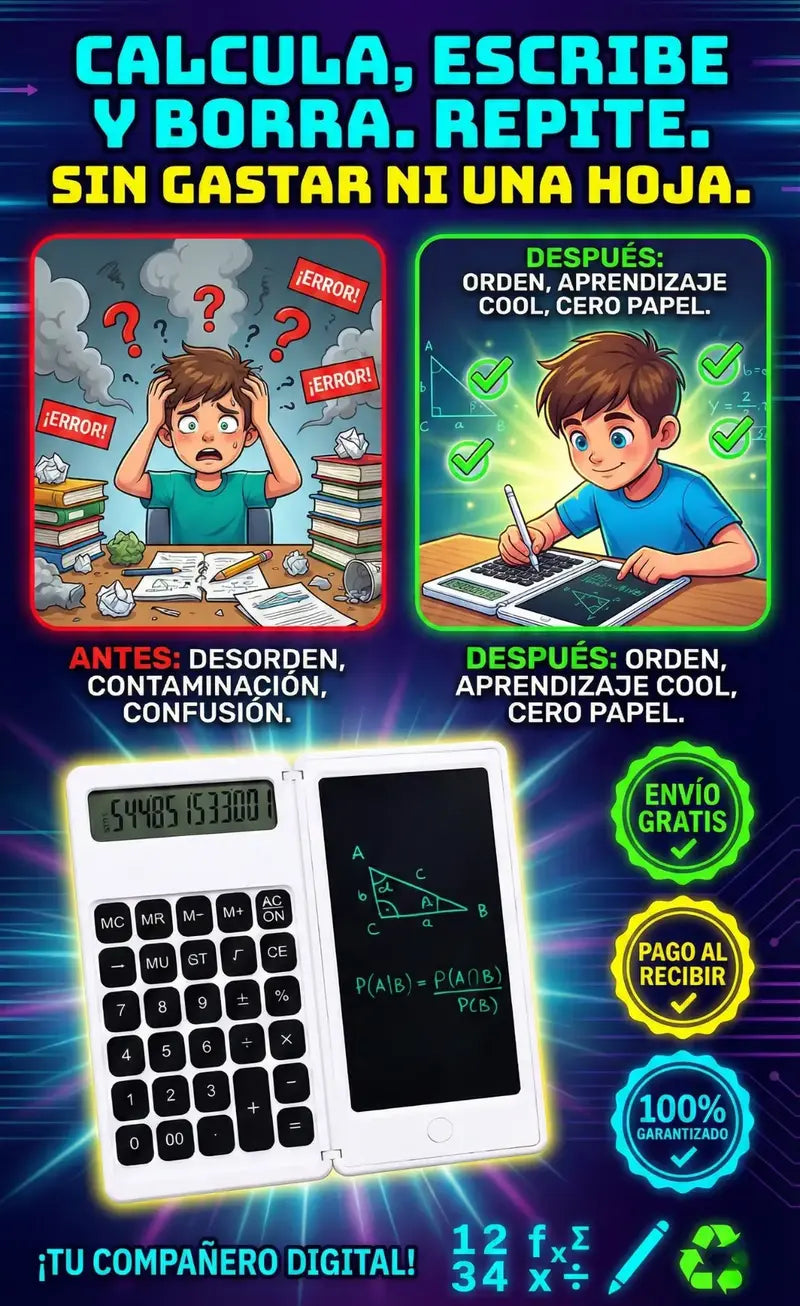 La calculadora 2-en-1 que todos los estudiantes quieren