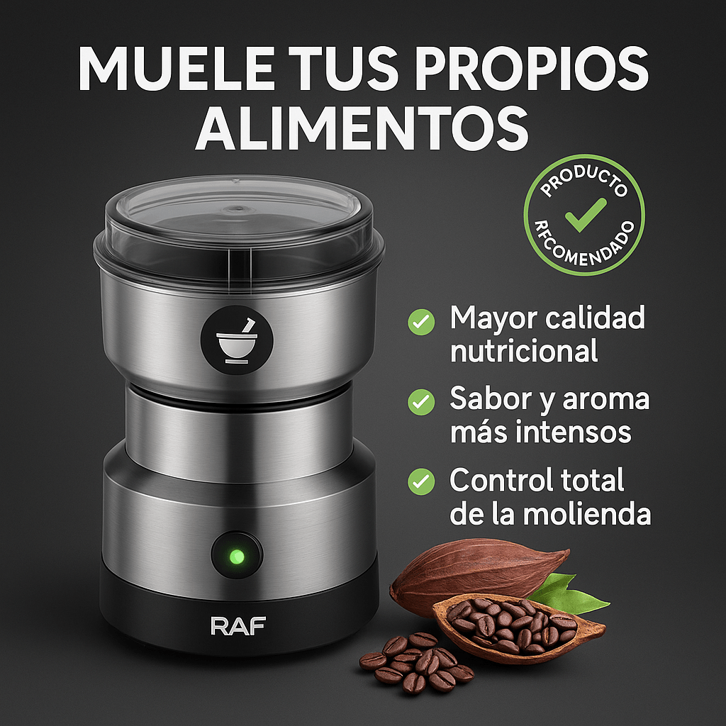 Si quieres controlar tu receta, empieza por controlar el molido