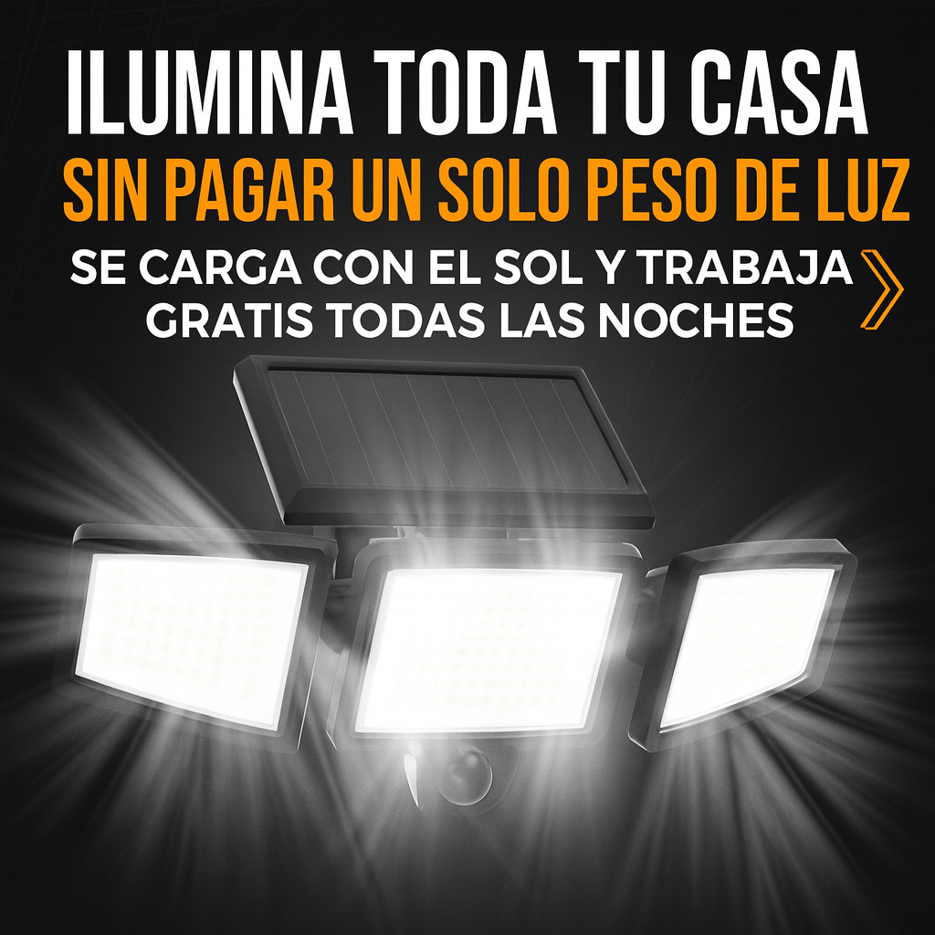 Reflector Solar 2500 L – Prepárate para iluminar tu casa como si fuera un estadio… pero ¡sin pagar ni un solo centavo en energía!