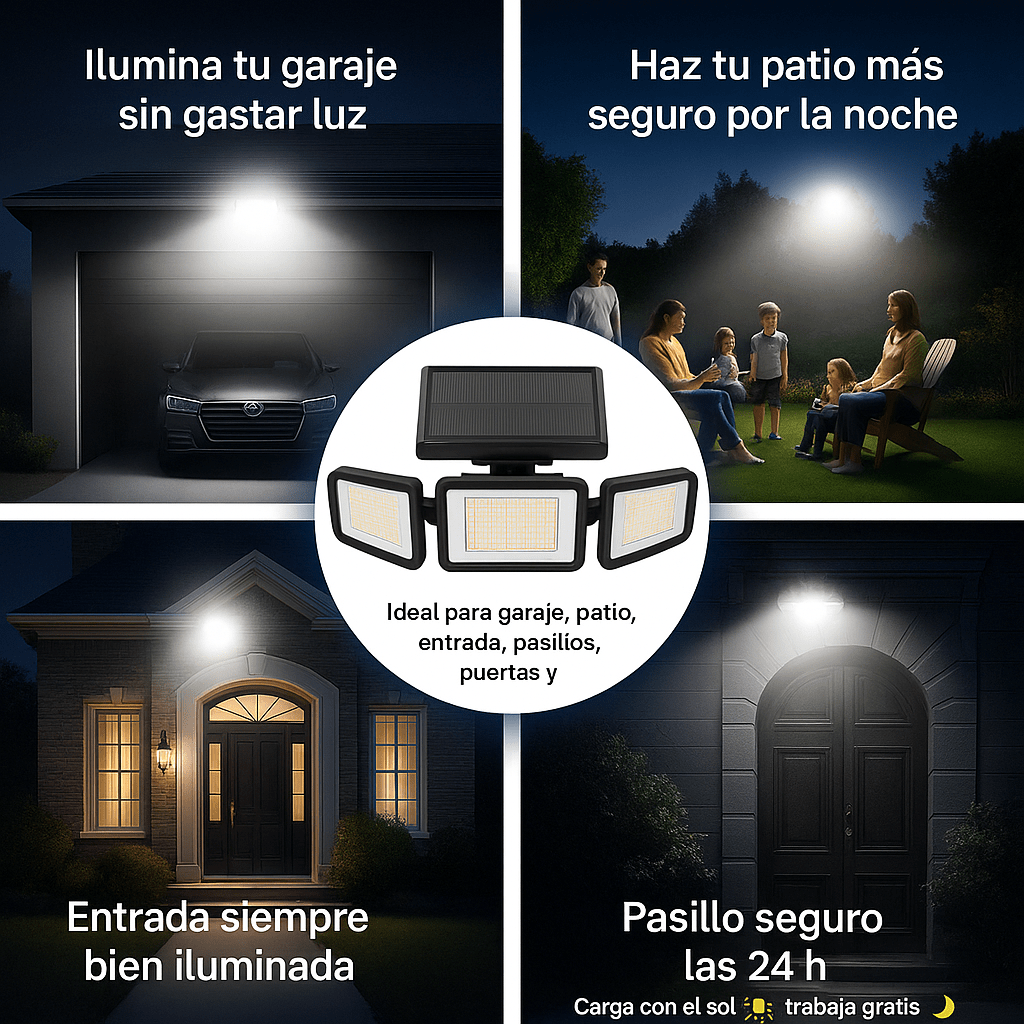 Reflector Solar 2500 L – Prepárate para iluminar tu casa como si fuera un estadio… pero ¡sin pagar ni un solo centavo en energía!