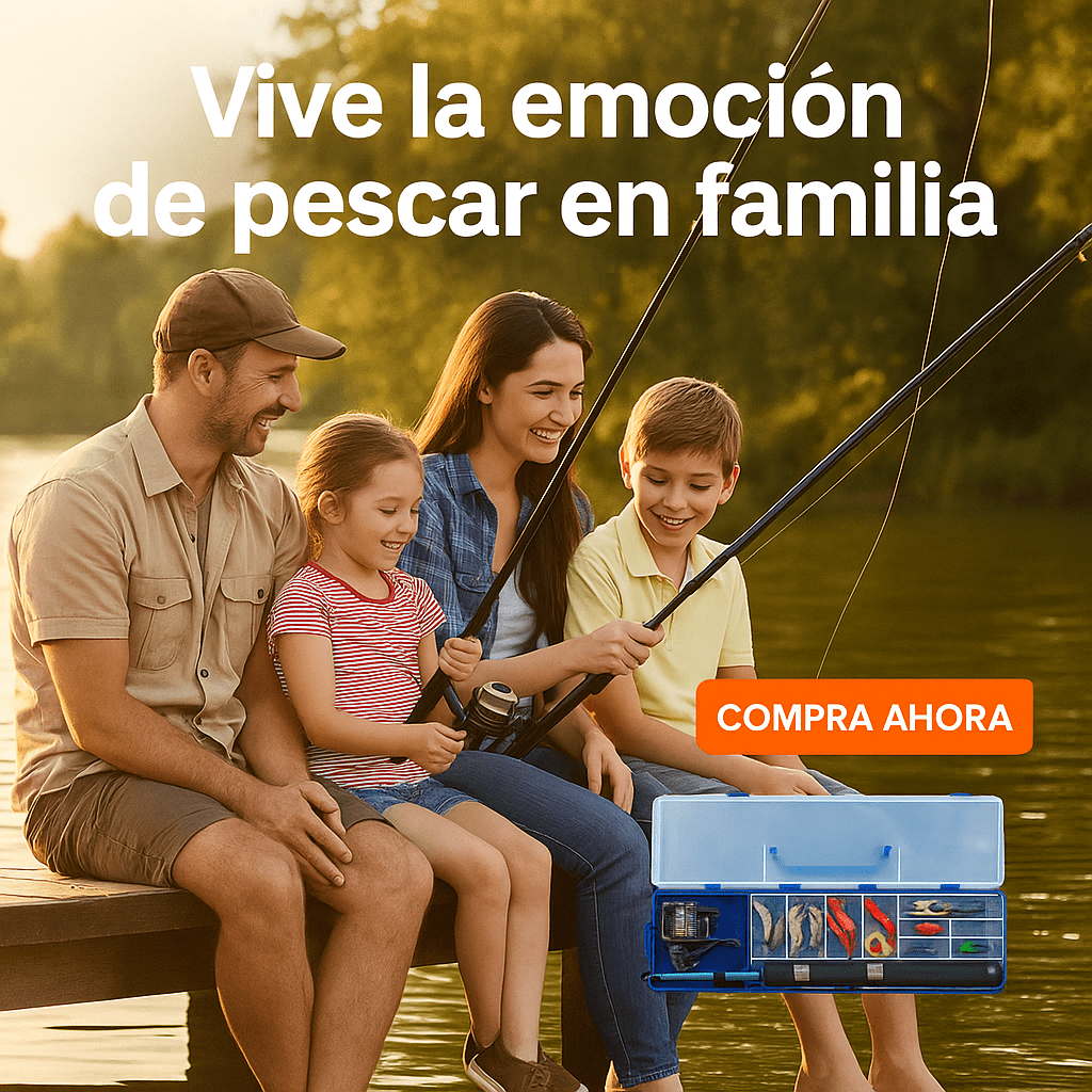 Kit de Pesca Profesional con Caña Telescópica + Ebook GRATIS