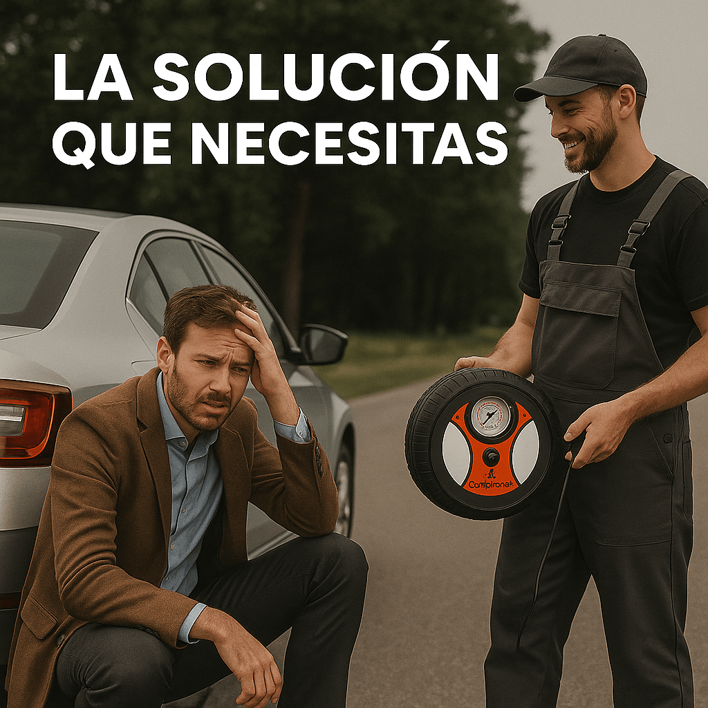 Mini Compresor Inflador Modelo Llanta – ¡El poder de inflar TODO en segundos! | Ebook GRATIS