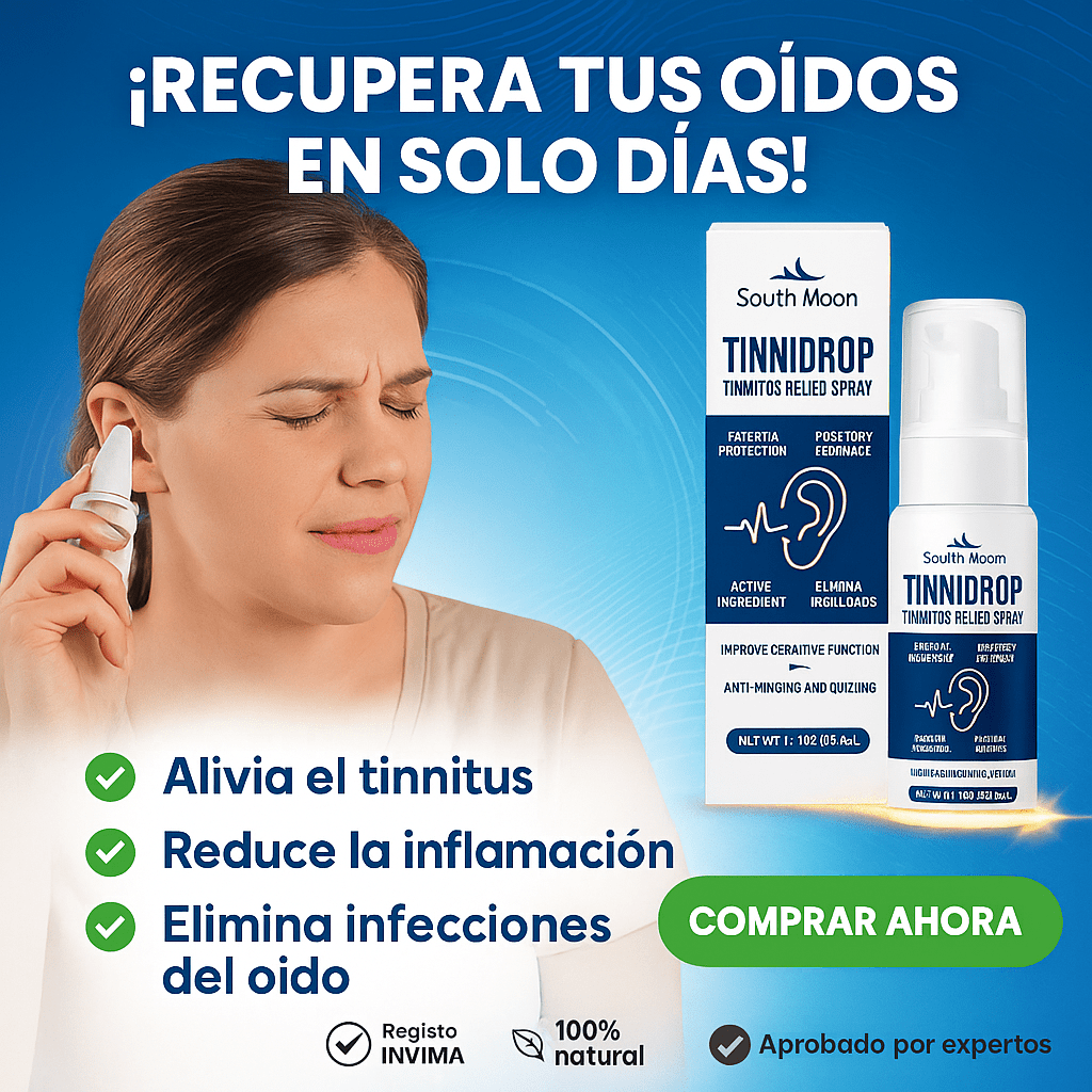 Tinnidrop™ – Ese ruido no es normal. Es una señal de que tu oído está colapsando 💥