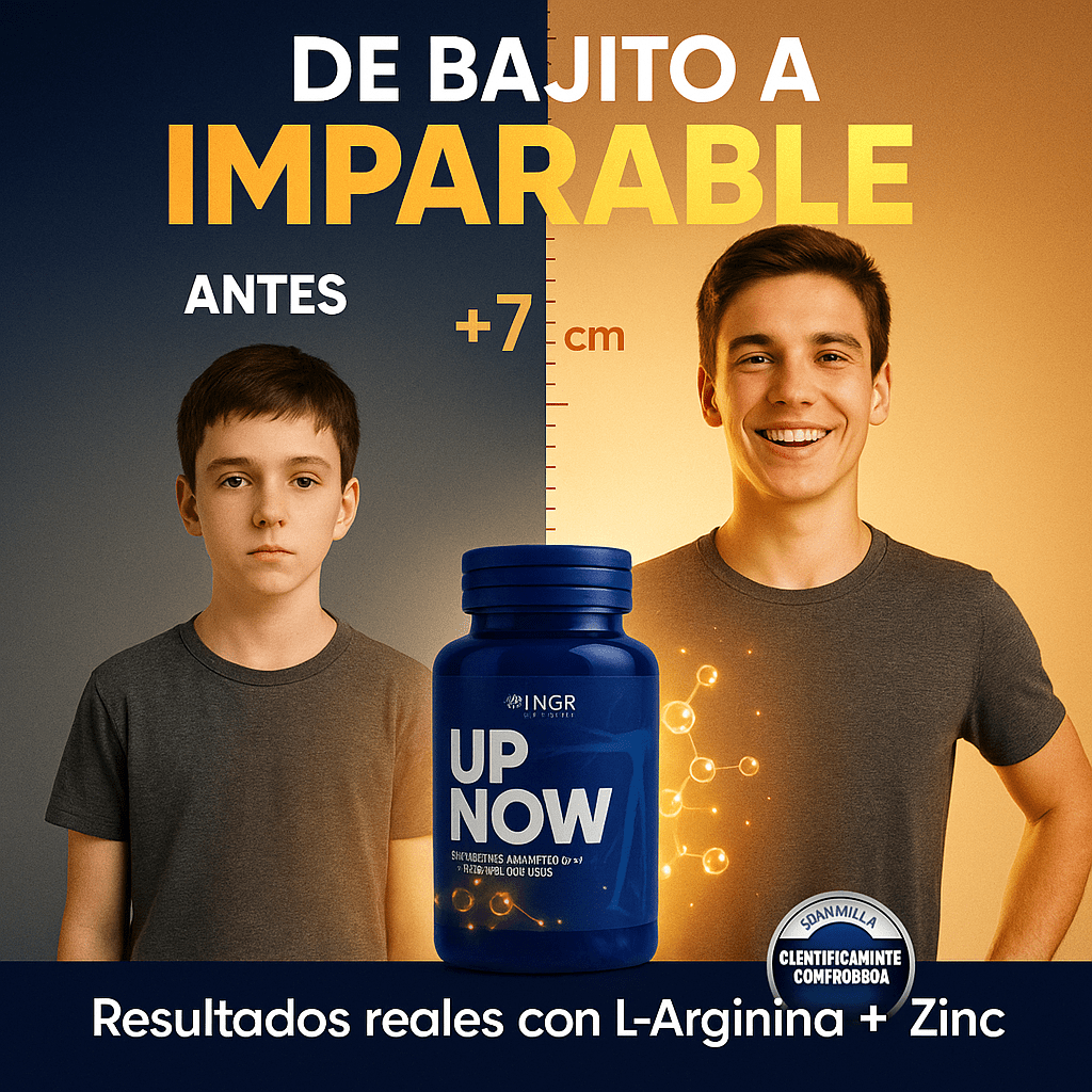 UP NOW: Crecimiento y Desarrollo Natural 🚀 El impulso natural para alcanzar tu máximo potencial.