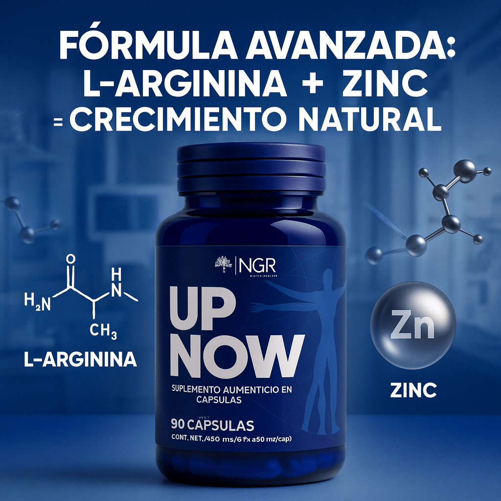 UP NOW: Crecimiento y Desarrollo Natural 🚀 El impulso natural para alcanzar tu máximo potencial.