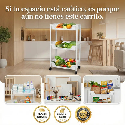 Si tu casa está desordenada… es porque aún no tienes este carrito