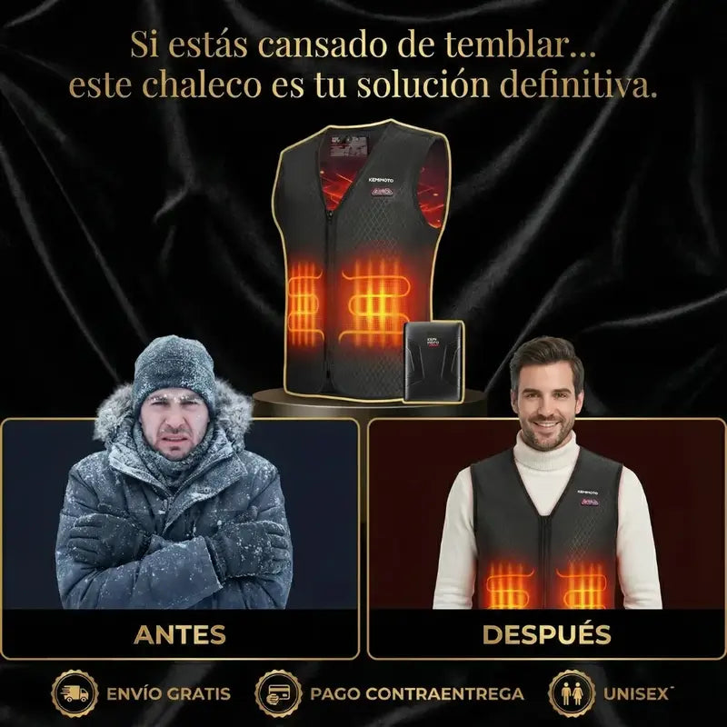 ¡BASTA DE PASAR FRÍO! El chaleco que te calienta en segundos