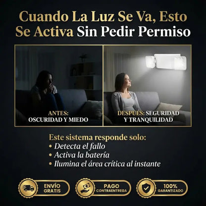 No Confíes en la Suerte: Ten Luz de Emergencia