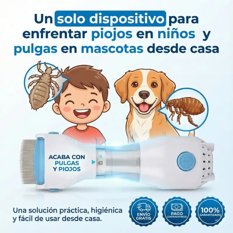 Más control en casa frente a piojos y pulgas, sin tratamientos complicados