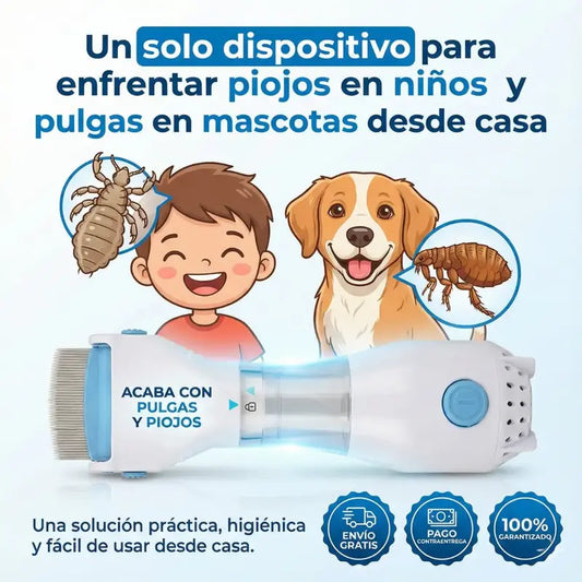 Más control en casa frente a piojos y pulgas, sin tratamientos complicados