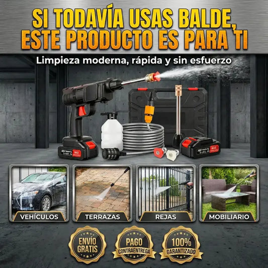 Hidrolavadora Inalámbrica 48V con 2 Baterías