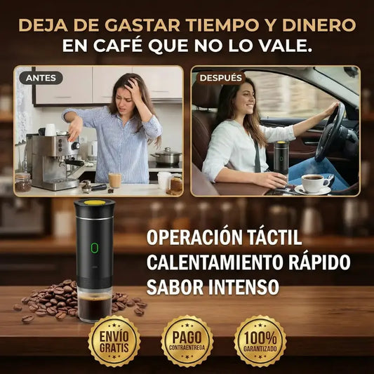 Tu café perfecto NO puede depender de un enchufe.