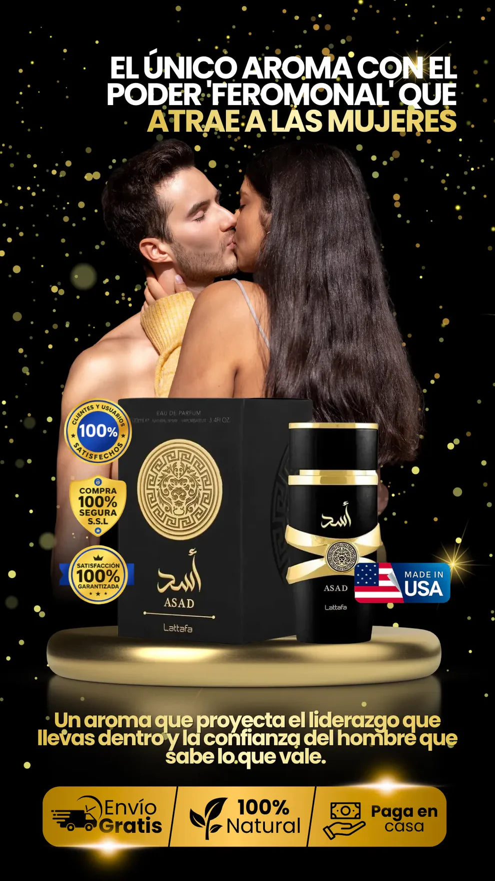 Tu presencia será imposible de ignorar con este aroma