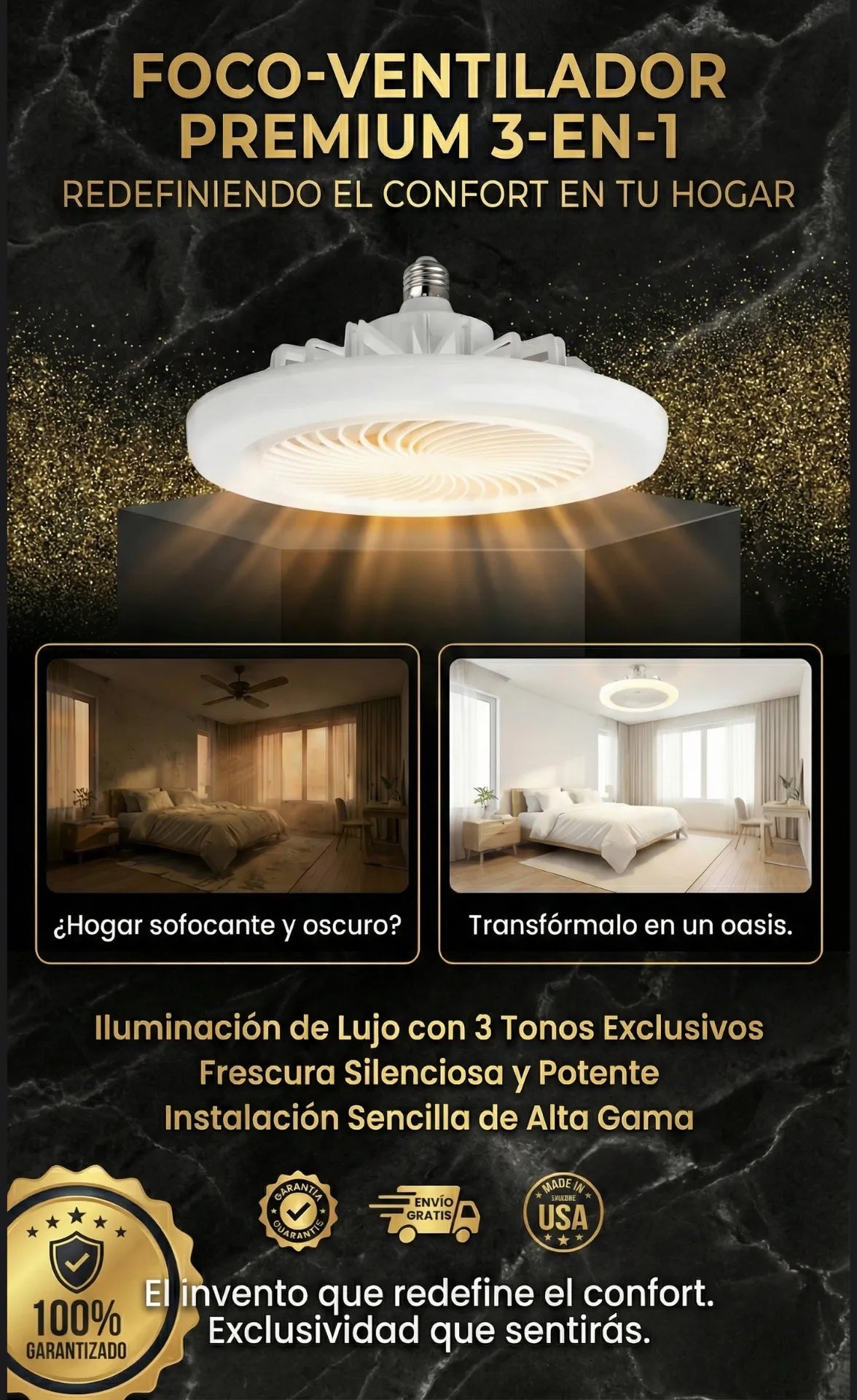 Tu hogar no necesita más adornos inútiles. Necesita frescura, luz y comodidad.