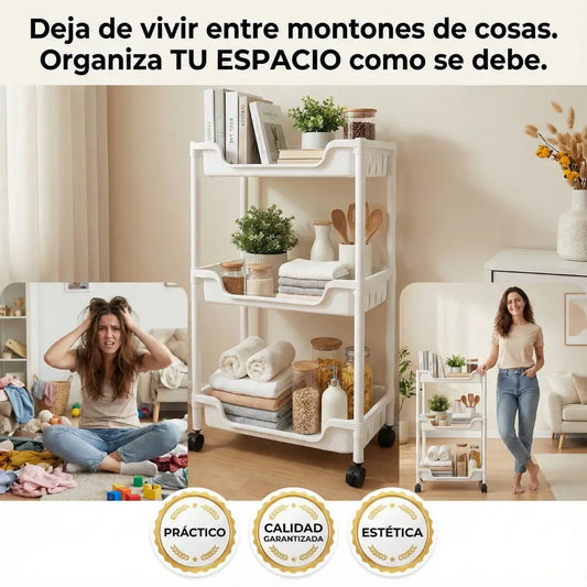 Si tu casa está desordenada… es porque aún no tienes este carrito