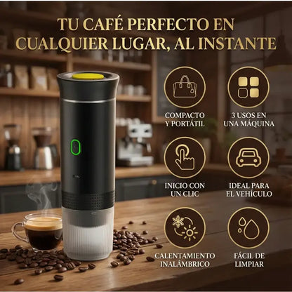 Tu café perfecto NO puede depender de un enchufe.