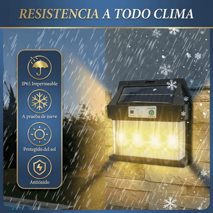 ¿Sigues dejando tu casa a oscuras? Esta lámpara solar te ilumina TODA la fachada.