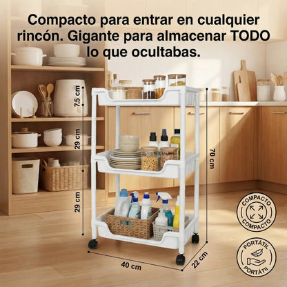 Si tu casa está desordenada… es porque aún no tienes este carrito