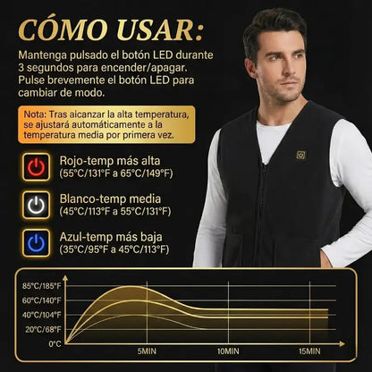 ¡BASTA DE PASAR FRÍO! El chaleco que te calienta en segundos