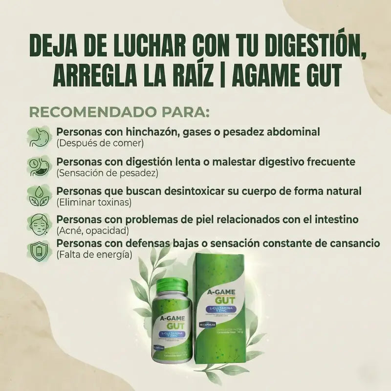 HINCHAZÓN, ACNÉ Y CANSANCIO… TODO EMPIEZA EN EL INTESTINO | AGAME GUT