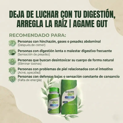 HINCHAZÓN, ACNÉ Y CANSANCIO… TODO EMPIEZA EN EL INTESTINO | AGAME GUT