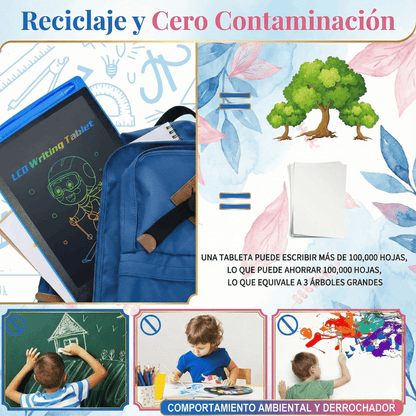 ¿Tu hijo dibuja en las paredes? Con esta tableta dibuja TODO lo que quiera… y tu casa sigue intacta.