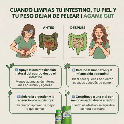 HINCHAZÓN, ACNÉ Y CANSANCIO… TODO EMPIEZA EN EL INTESTINO | AGAME GUT