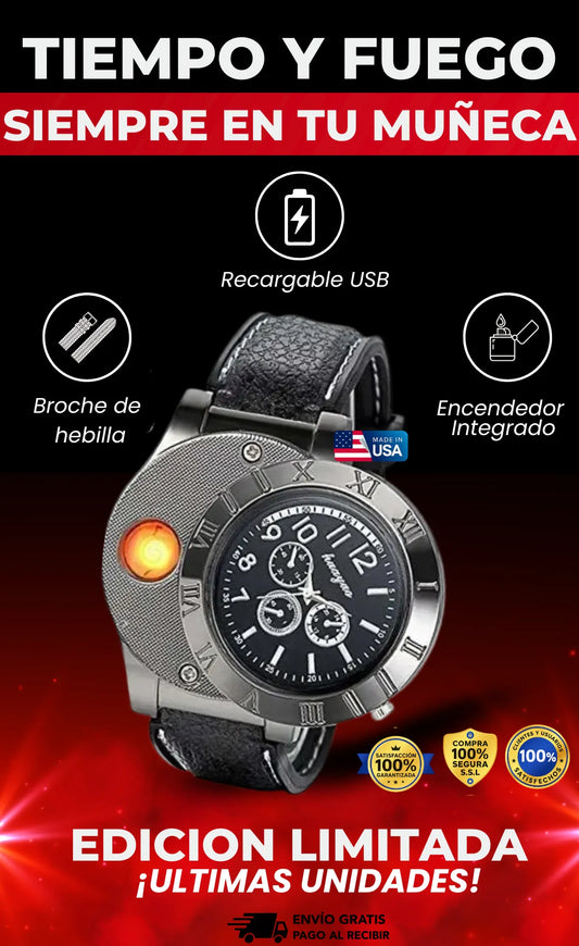 Reloj encendedor 2 en 1