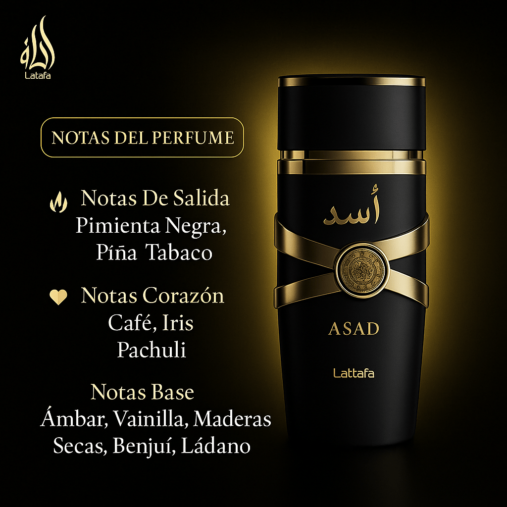 ASAD LATTAFA | El perfume masculino que provoca suspiros.
