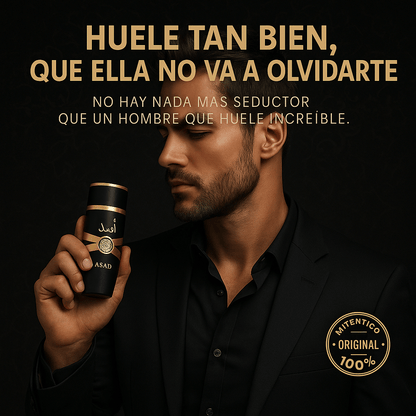 ASAD LATTAFA | El perfume masculino que provoca suspiros.
