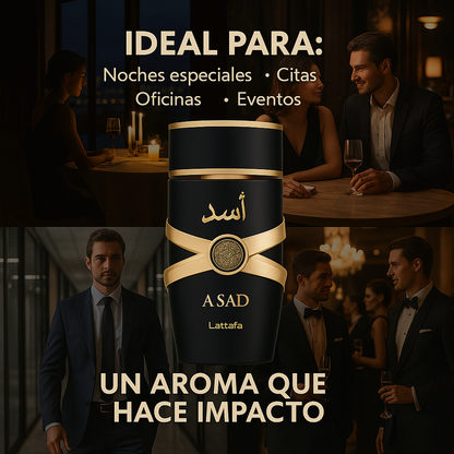 ASAD LATTAFA | El perfume masculino que provoca suspiros.