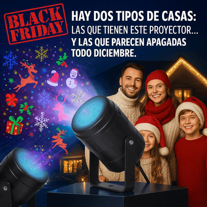 PROYECTOR NAVIDEÑO LED HD 9-EN-1