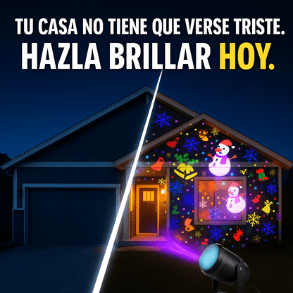 PROYECTOR NAVIDEÑO LED HD 9-EN-1