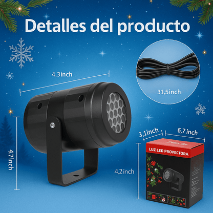PROYECTOR NAVIDEÑO LED HD 9-EN-1
