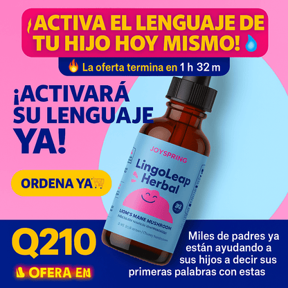 🧒💧 LINGO LEAP – ¿Tu hijo aún tiene dificultades para hablar? 😢