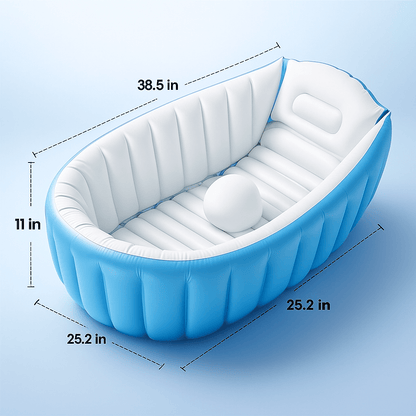 Bañera Inflable para Bebé | La forma más segura, cómoda y práctica de bañar a tu bebé.