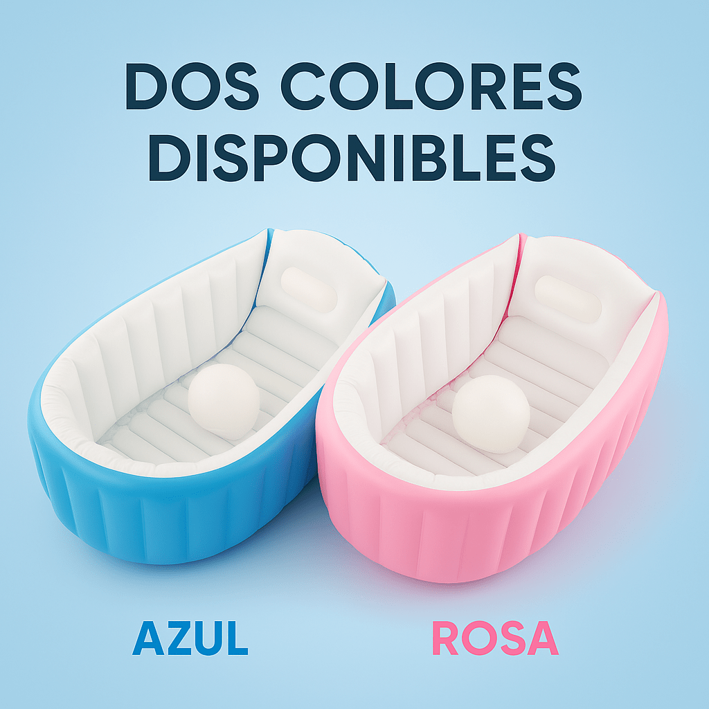 Bañera Inflable para Bebé | La forma más segura, cómoda y práctica de bañar a tu bebé.