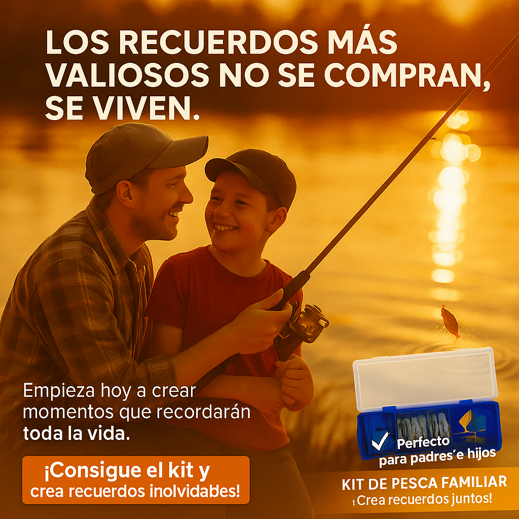 Kit de Pesca Profesional con Caña Telescópica + Ebook GRATIS