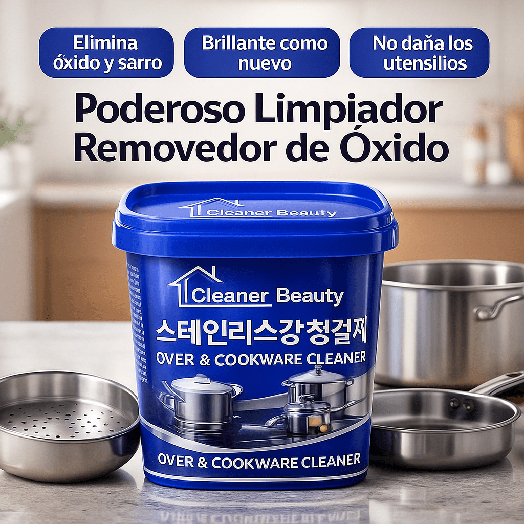 Pasta Limpiadora Multiusos 2X1 | Elimina óxido, grasa y suciedad difícil en segundos