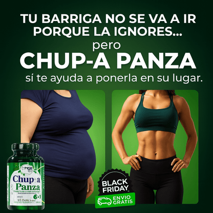 ¿Te pesa la barriga? Tranquila, para eso está Chup-A Panza. | 50 CÁPSULAS