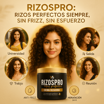 ¿Hasta cuándo vas a pelear con el frizz? - Activador y Crema Para Peinar Rizos | RizosPro