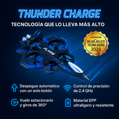AVIÓN THUNDER | Siente la emoción del vuelo con el avión más estable y potente del año.