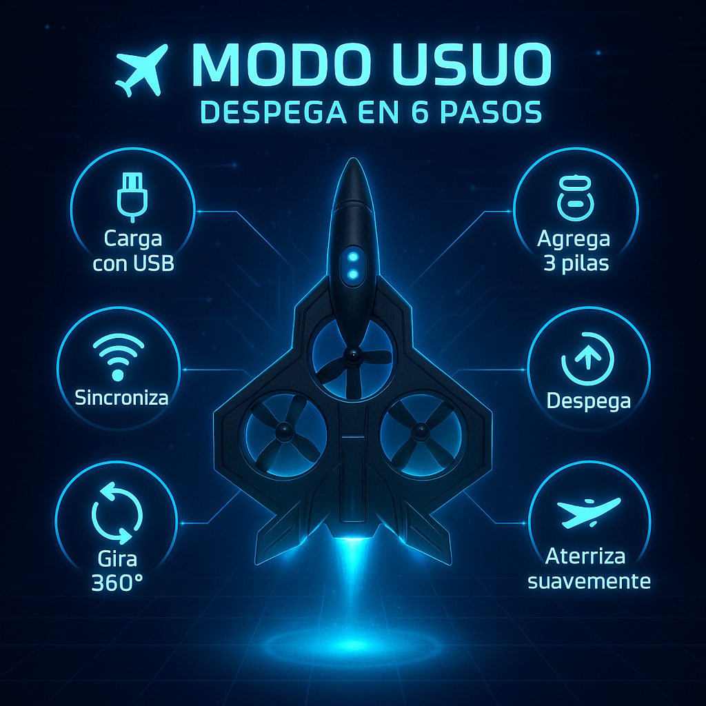 AVIÓN THUNDER | Siente la emoción del vuelo con el avión más estable y potente del año.