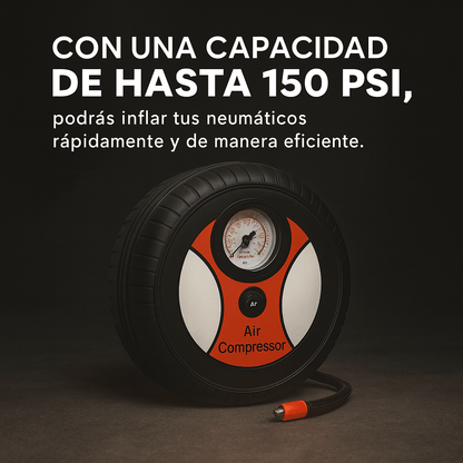 Mini Compresor Inflador Modelo Llanta – ¡El poder de inflar TODO en segundos! | Ebook GRATIS
