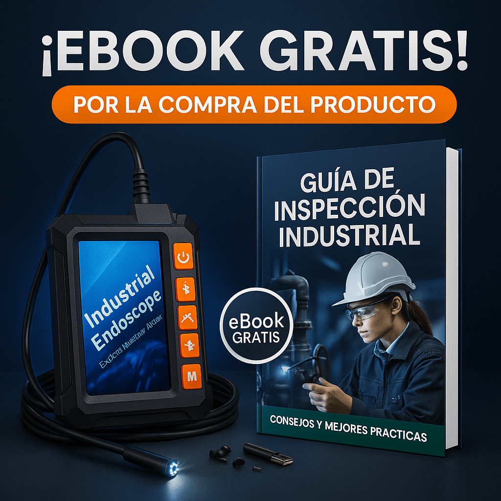 CÁMARA ENDOSCOPIO CON MONITOR HD – Encuentra el problema en segundos. Ahorra tiempo, dinero y dolores de cabeza.