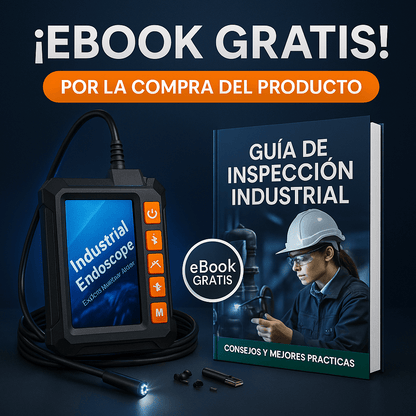 CÁMARA ENDOSCOPIO CON MONITOR HD – Encuentra el problema en segundos. Ahorra tiempo, dinero y dolores de cabeza.