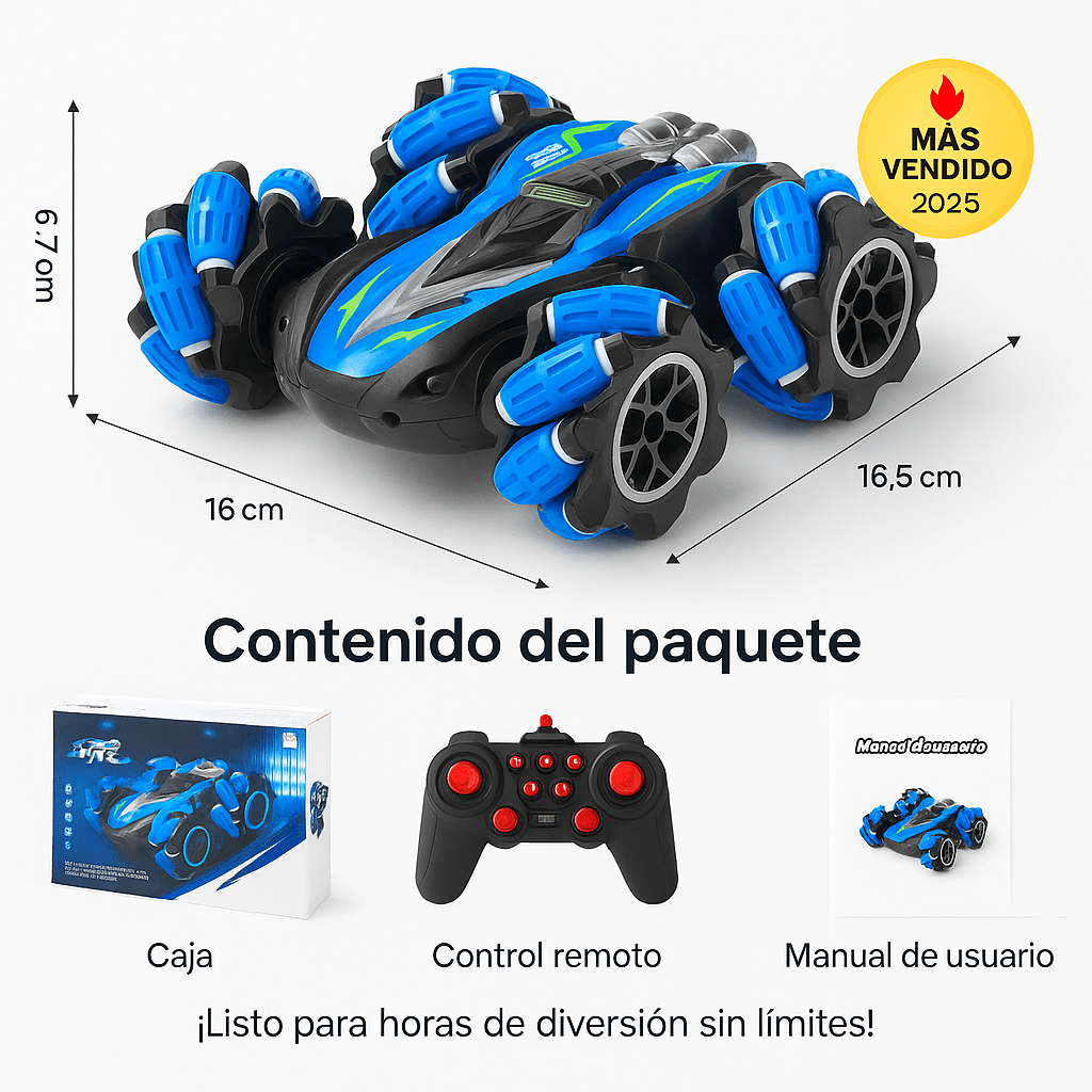 STUNT CAR™ – EL CARRO QUE HUMILLA A LOS JUGUETES ABURRIDOS