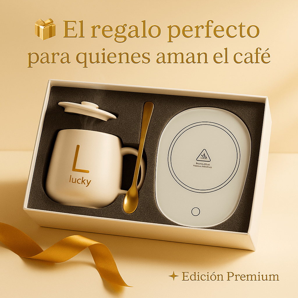 Calentador de Taza de Café con Taza – Disfruta tu café caliente durante horas.